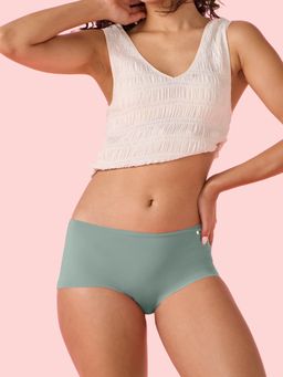 Enamor - All Day Comfort Mid Waist Boyshorts Panty Women Green