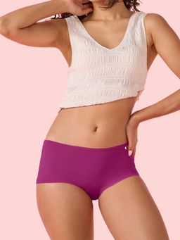 Enamor - All Day Comfort Mid Waist Boyshorts Panty Women Magenta