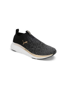 Puma - Soft Ride Pro Echo Remi Slip Women's Black Running Shoes