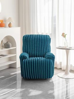 Cortina - Stretchable Bubble Recliner with Skirt Teal