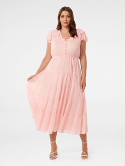 Forever New - Naomi Curve Layered Sleeve Midi Dress with Belt (Set of 2)