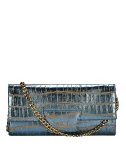 Eske - Asme Clutch Shoulder Bag Blue (L)