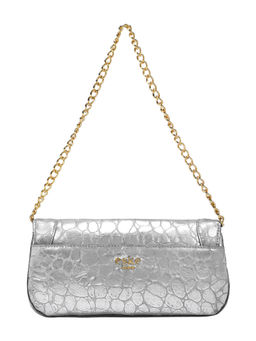 Eske - Elsa Clutch Shoulder Bag Silver (L)