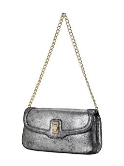Eske - Elsa Clutch Shoulder Bag Silver (L)
