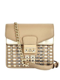 Eske - Olivia Square Shoulder Bag Beige (L)