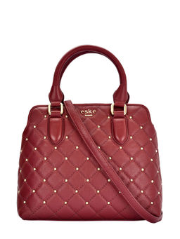 Eske - Melba Double Zip City Bag Maroon (L)