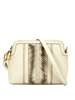 Eske - Idoya Double Zipped Sling Bag Vanilla (L)