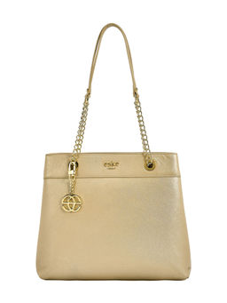 Eske - Darcey Leather Shoulder Bag Gold
