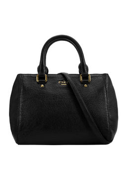 Eske - Percy Leather City Bag Black
