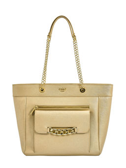 Eske - Jaden Leather Shoulder Bag Gold