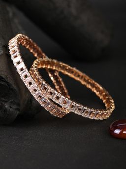 Priyaasi - Artificial Stones Gold Plated Bangles