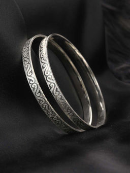Priyaasi - Silver Plated Bangles Set