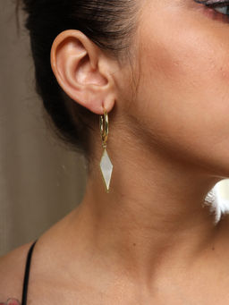 VARNIKA ARORA - Kairo Statement Earrings - White