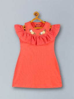 3PIN - Girls Cayenne Solid Stylish Dress