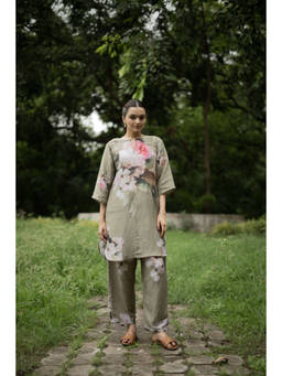ETAR - Garden Green Kurta with Pant
