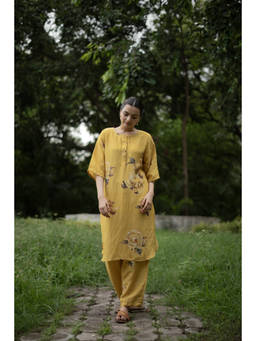 ETAR - Meadow Yellow Kurta with Pant