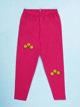 KiddoPanti - Girls Cotton Printed Leggings