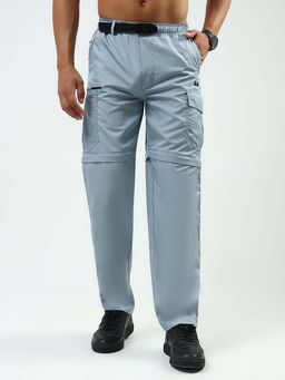Monte Carlo - Men Solid Grey Cargo