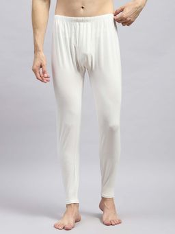 Monte Carlo - Men Solid White Trackpant