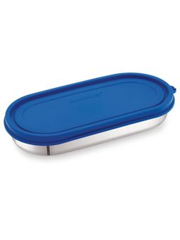 MAGNUS - Stainless Steel Airtight and Leakproof Lid Prime Lunch Box - Royal Blue, 450ml