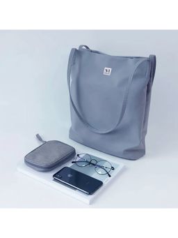 NFI Essentials - Shopping Tote Bag With Snap Button- Stylish Handbag For Women