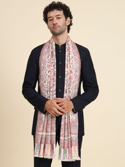 Zamour - Floral Paisley Pattern Kani Woven Stole