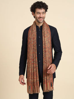 Zamour - Floral Paisley Pattern Kani Woven Stole