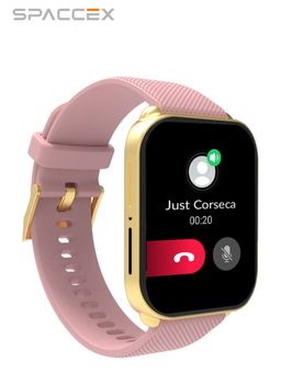 Corseca - Spaccex Smart Watch - Rose Gold Pink strap