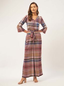 STADO - Multi-Color Check Co-ord (Set of 2)