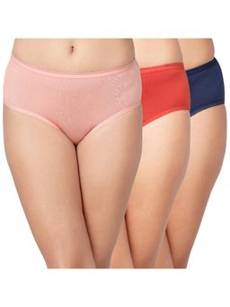 Clovia - 3 Modal Mid Waist Solid Hipster Panty- Everyday Comfortable Fit (Pack Of 3)