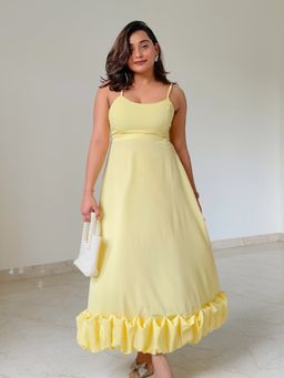 STARIN - Liora - Butter Yellow Dress