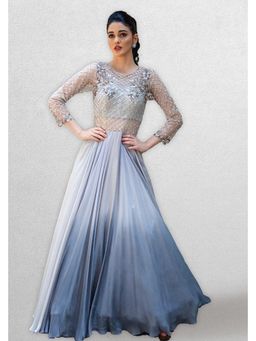 Jade by Ashima - Grey Ombre Body Gown
