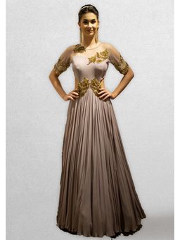 Jade by Ashima - Mauve Embellished Gown