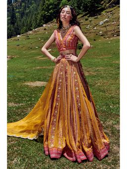 Paulmi & Harsh - Nova Blouse with Lehenga and Dupatta