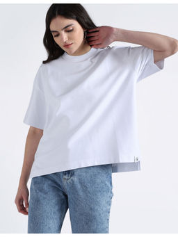 Calvin Klein - Women White T-Shirt