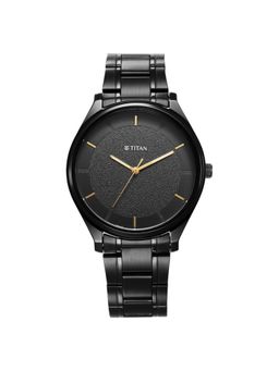 Titan - Quartz Analog Black Dial Watch for Men (M)