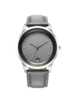 Titan - Wrist Wit Quartz Analog with Date Grey Dial Leather Strap Watch for Men (M)