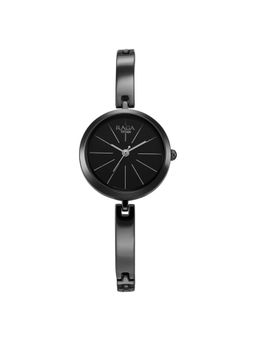 Titan - Raga Viva Quartz Analog Black Dial Grey Metal Strap Watch for Women (M)