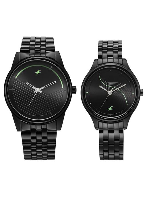 Black Dial Fastrack Men Wrist Watch Buy Fastrack Men Analog