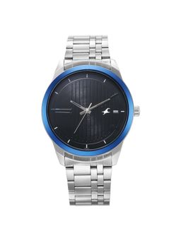 Fastrack - Stunners Quartz Analog Black Dial Metal Strap Watch for Guys (M)