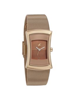 Fastrack - Pulse Quartz Analog Two Toned Dial Stainless Steel Strap Watch for Women (M)