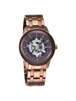 Sonata - Unveil Quartz Analog Brown Dial Stainless Steel Strap Watch for Men (M)