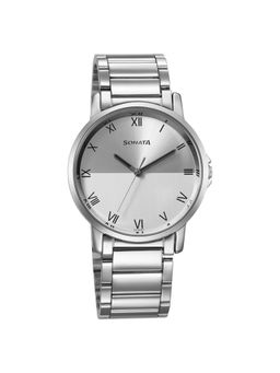 Sonata - Quartz Analog Silver Dial Watch for Men (M)