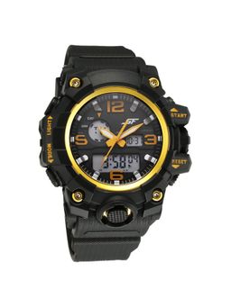 Sonata - Sf Sparq Ana Digi Black Dial Polyurethane Strap Watch for Men (M)