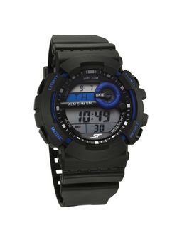 Sonata - Sf Sporty Digital Black Dial Polyurethane Strap Watch for Men (M)