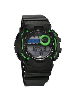 Sonata - Sf Sporty Digital Black Dial Polyurethane Strap Watch for Men (M)