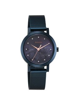 Sonata - Quartz Analog Blue Stainless Steel Strap for Women (M)