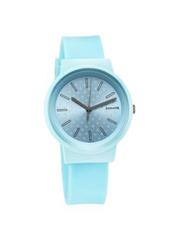 Sonata - Splash Quartz Analog Blue Dial Plastic Strap Watch for Women (M)