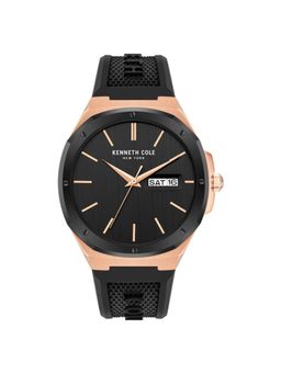 Kenneth Cole - Men Analog Black Dial Black Strap Watches (M)