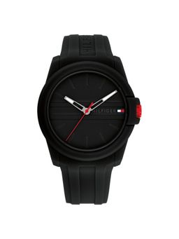 Tommy Hilfiger - Quartz Analog Black Silicone Strap for Men (M)